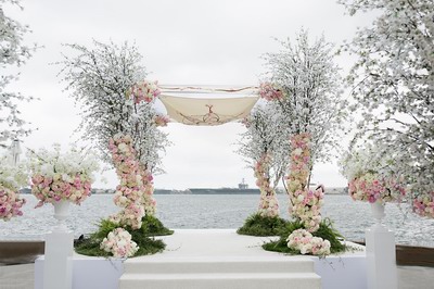 粉色调秘密花园婚礼