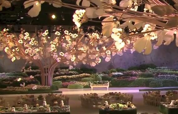 迪拜经典奢侈婚礼旅程婚礼布置 02:43