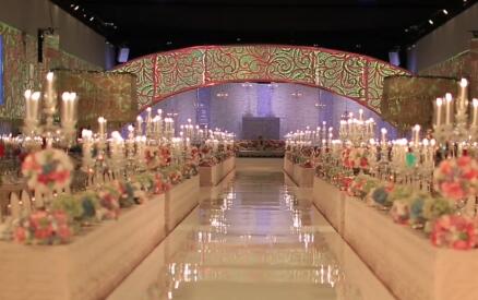 超炫的全息特效奢华婚礼布置  03:20