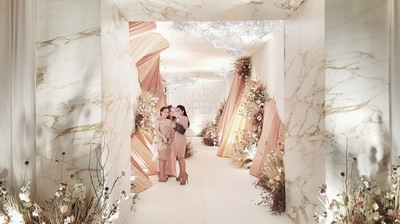 玫瑰金大理石婚礼