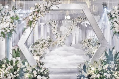 DO私人大理石元素婚礼作品