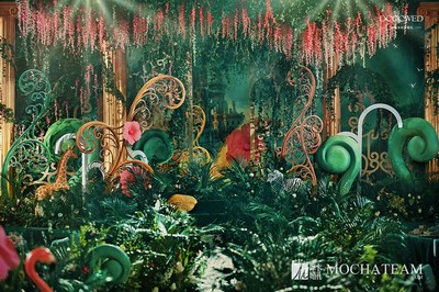 摩卡婚礼作品热带雨林
