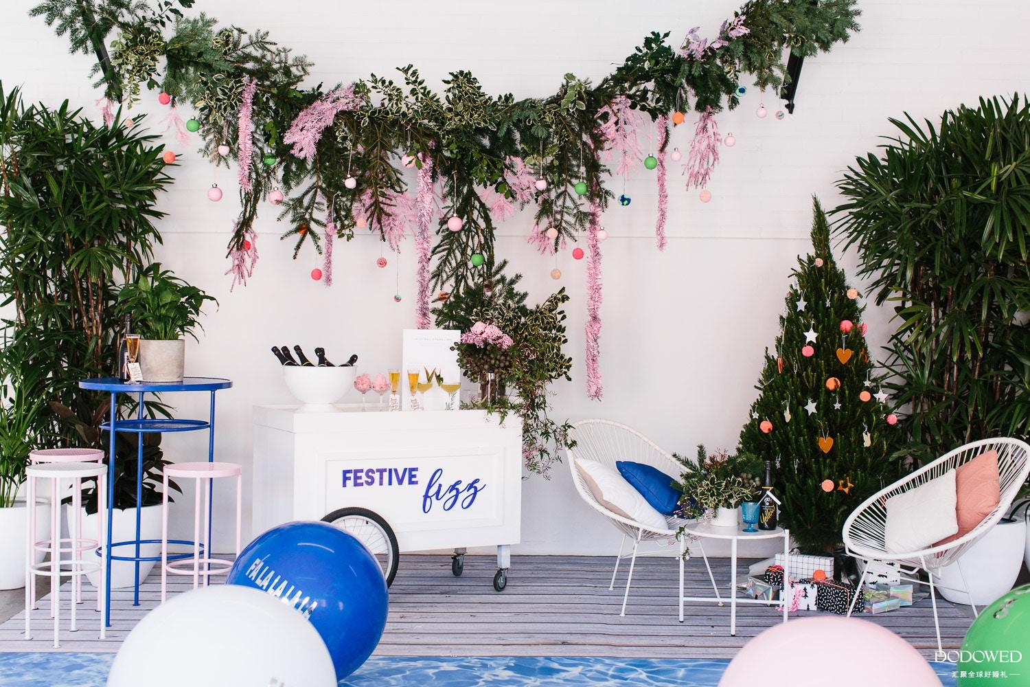 创意粉蓝色圣诞布置灵感  00:55