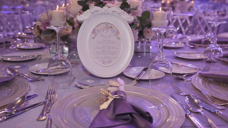 紫色发光树婚礼布置 01:05