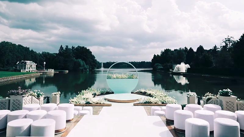 纯净优雅的薄荷色极简风婚礼预告 01:00