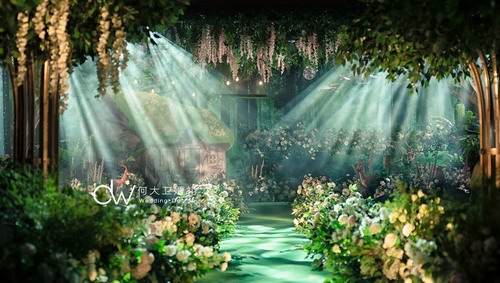 何大卫婚礼设计作品《迷雾森林》