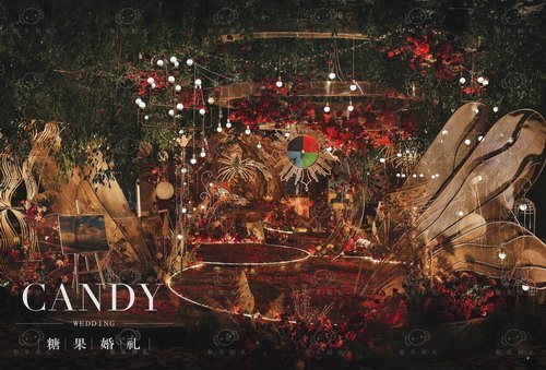 糖果Candy婚礼主题婚礼案例《哈尔的移动城堡》