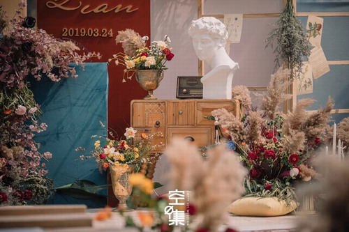 空集婚礼：复古婚礼颜色太单一？你一定没见过这样的缤纷