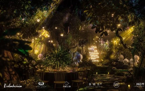 NANA婚礼：CBA球星于德豪大婚 | 我们用72小时搭建了一场童话森林