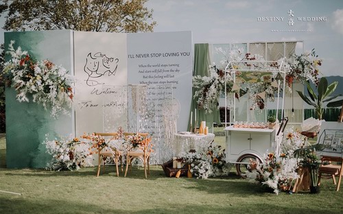 大喜婚礼：插画师阿卓和羊羊的婚礼 ，把有趣都画下来