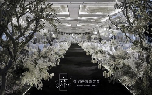 喜相逢婚礼：韩式婚礼｜用两种色彩回归庄重优雅的纯净感