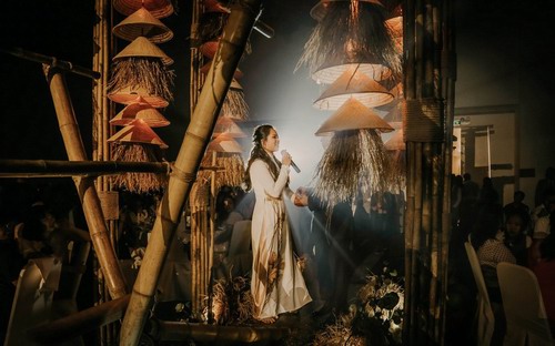 越南田园风光猴桥元素婚礼