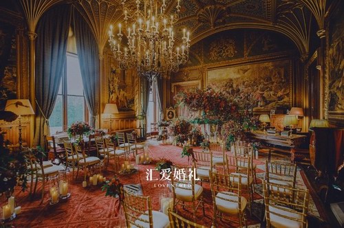汇爱婚礼：在两百多年历史的英国Eastnor Castle古堡里办婚礼是一种什么样的体验？