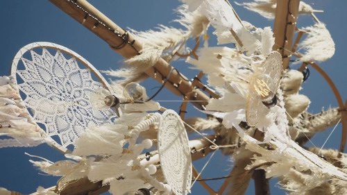  波西米亚风户外露台婚礼精剪 02:03