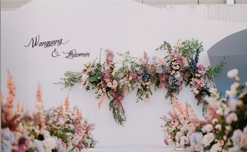 洋葱花艺工作室小清新风格婚礼案例