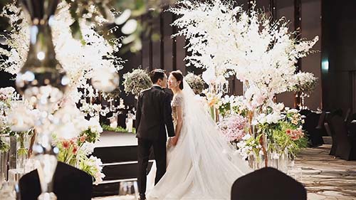 白绿粉韩国烛光婚礼精剪 02:42