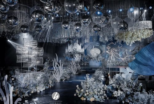 兰玉坊宴会设计婚礼策划作品《鲸沉于海》