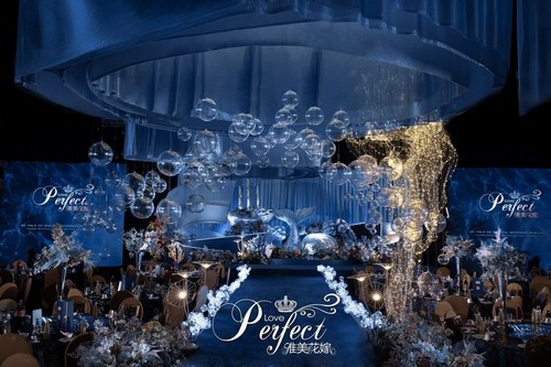 烟台唯美花嫁蓝色海洋主题婚礼案例