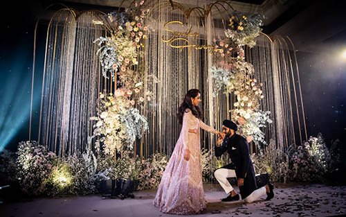 水晶串铁艺圆球灯泰式婚礼