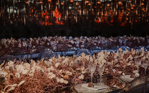 bulingbuling的多层次水晶烛台婚礼