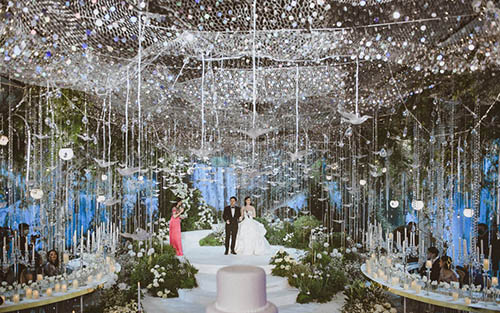 如梦似幻的水晶森林泰式婚礼