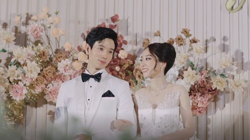 粉色调曲面波浪板背景泰式婚礼精剪 06:54