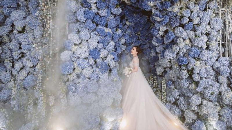 梦幻蓝水晶月光主题泰式婚礼