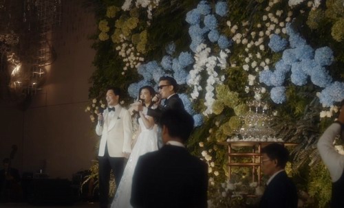 高雅绣球花墙背景泰式婚礼精剪 02:33