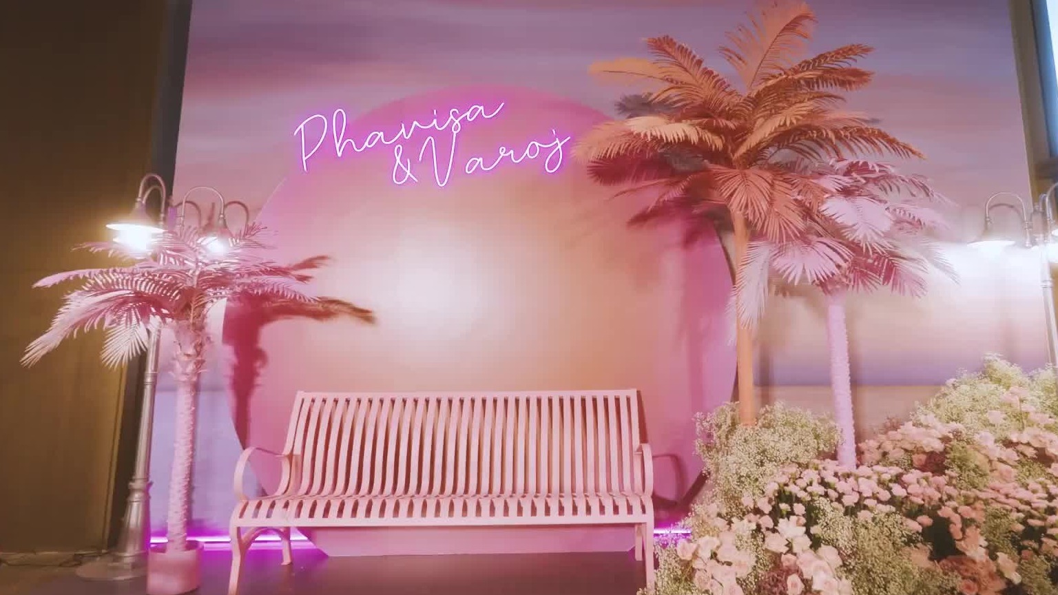 粉色调童话热带风情泰式婚礼精剪  03:42