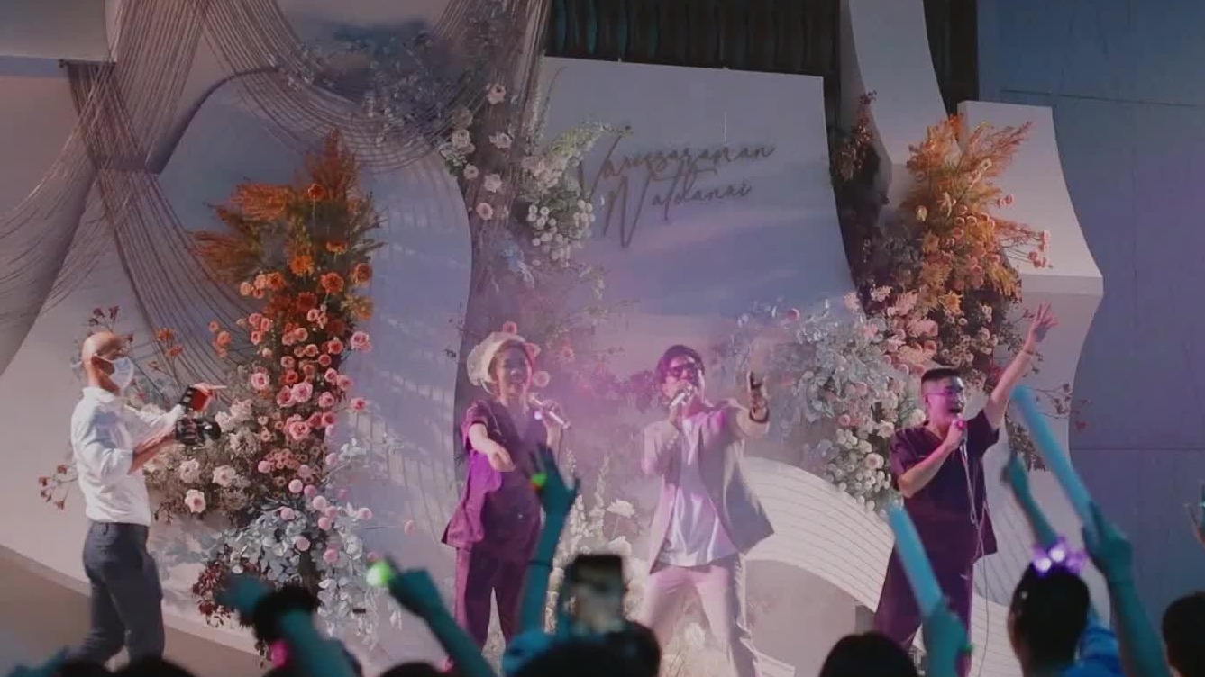 橘色调错落几何体结构泰式婚礼精剪 05:49