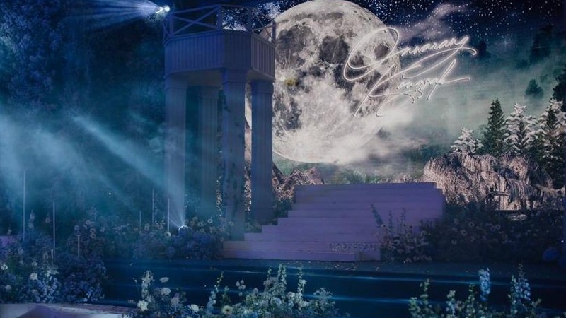 梦幻蓝星空森系泰式婚礼