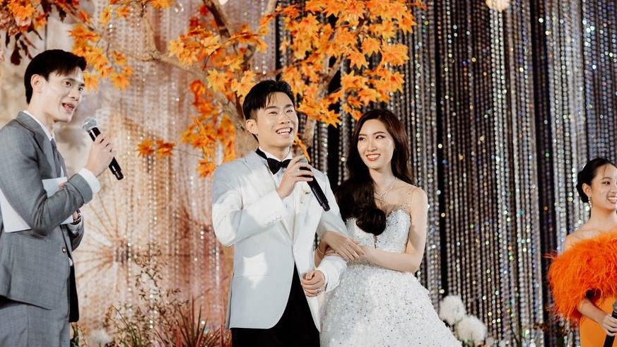 温馨宁静的枫叶主题泰式婚礼