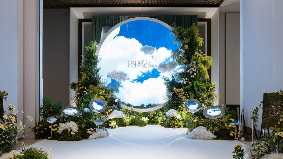 清新时尚的绿野仙踪泰式婚礼