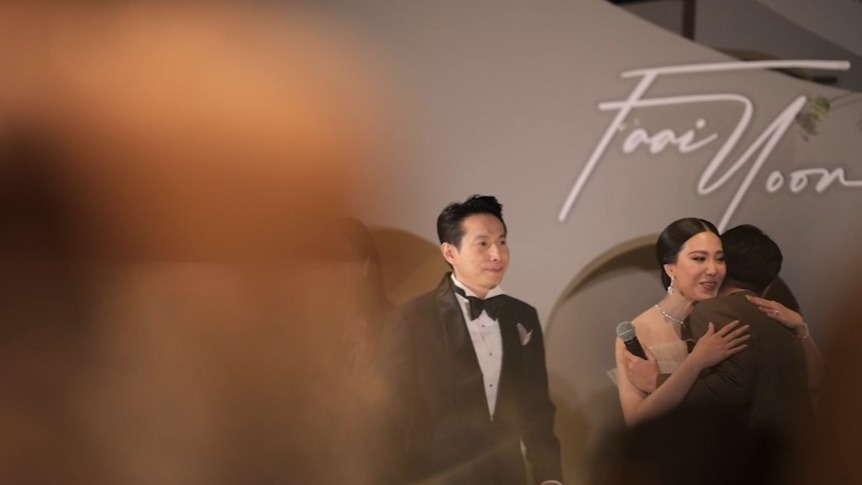 高级灰交错拱门背景泰式婚礼精剪 06:27