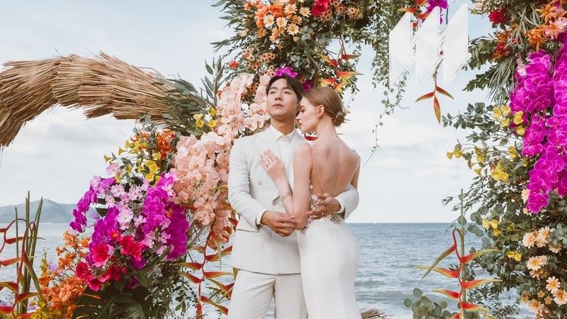 波西米亚风格海岛婚礼