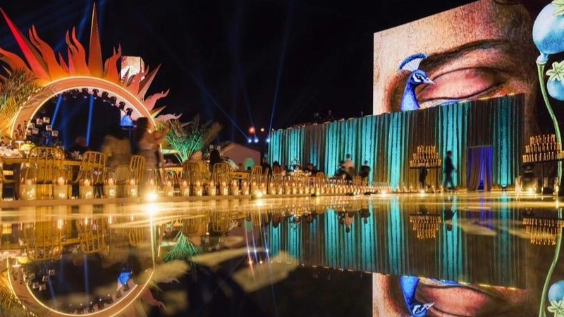 英国《光的艺术》盛大婚礼