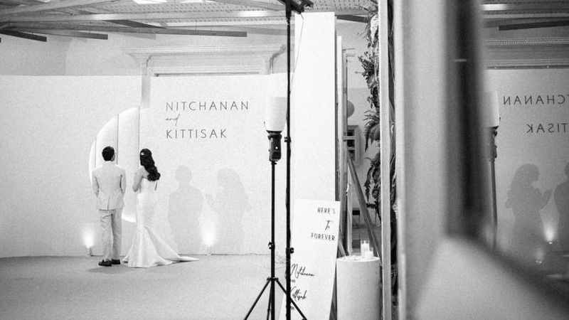 极简白色时尚泰式婚礼