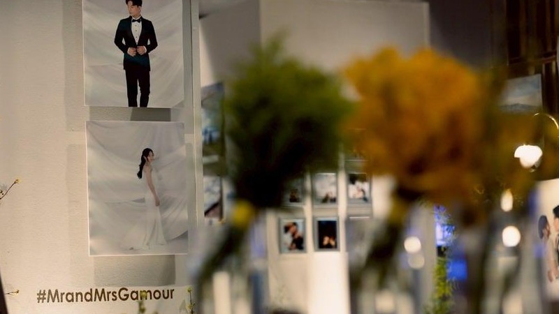 清新明媚的黄绿色泰式婚礼