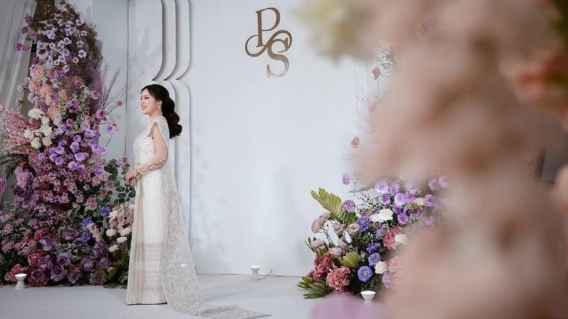 粉紫色浪漫优雅泰式婚礼