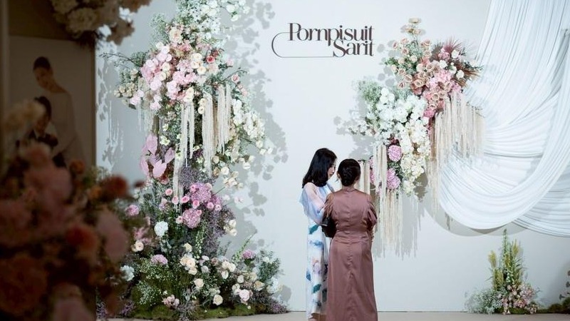 温柔浪漫的布幔泰式婚礼