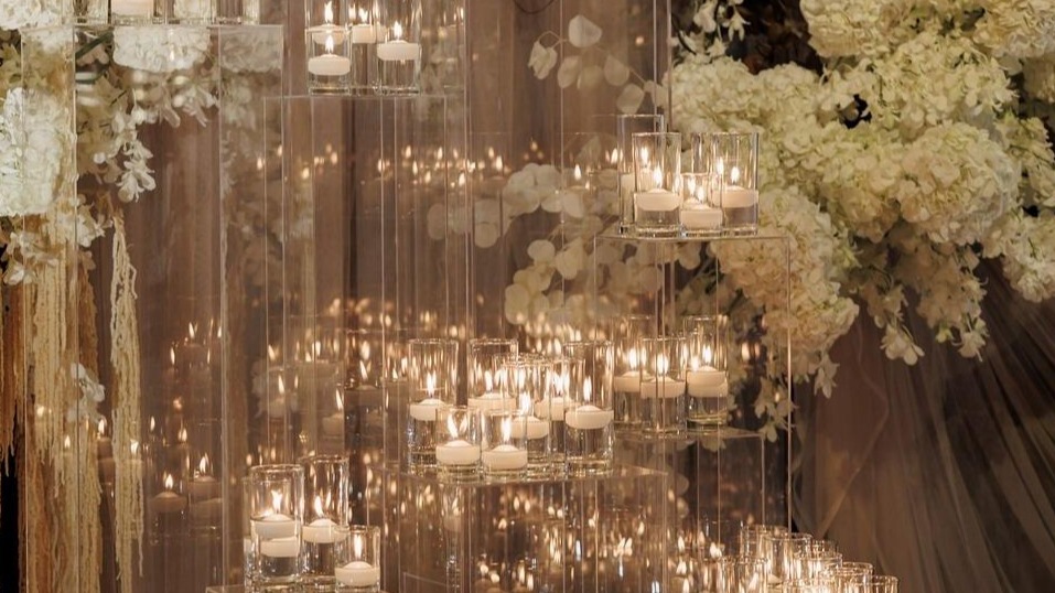 大地色调浪漫烛光泰式婚礼