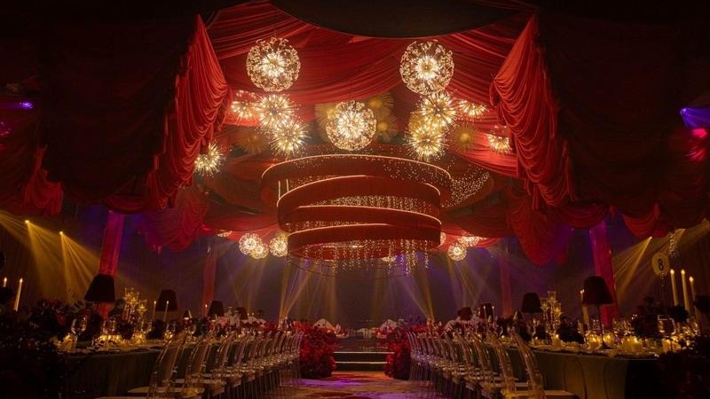 红色《心跳与爱》菲律宾婚礼