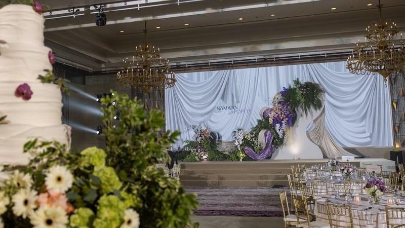 《沙丘与紫水晶》浪漫泰式婚礼