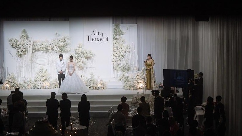 极致白唯美生动泰式婚礼