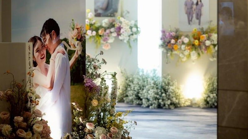 柔雾感浪漫花艺泰式婚礼