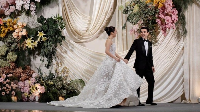 治愈高级的自然风泰式婚礼