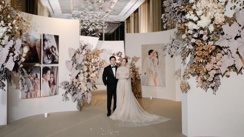 香槟鎏光高质感泰式婚礼